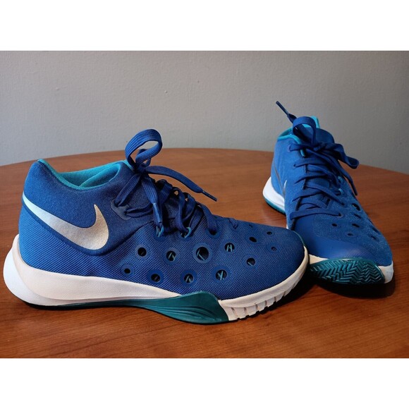 Size 7 - Nike Zoom HyperQuickness 2015 TB Game Royal Shoes Blue Men's - Picture 1 of 11